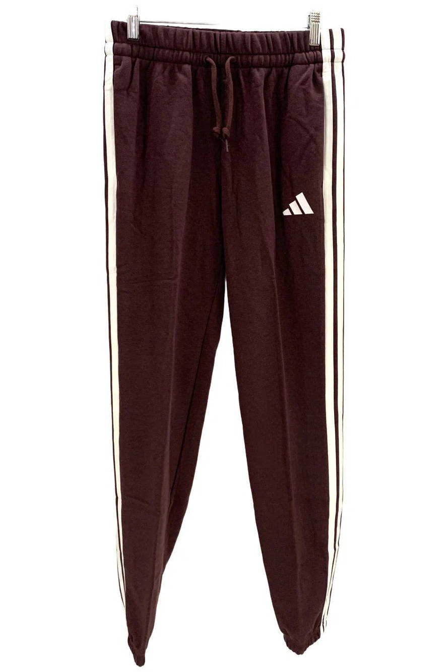 Adidas Women's 3-Stripes French Terry Cuffed Pants Aurrub/Wt - Regular